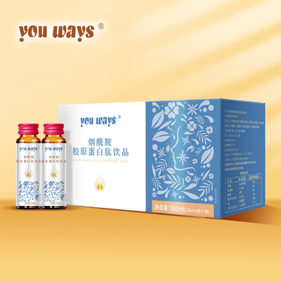 Nicotinamide collagen peptide drink