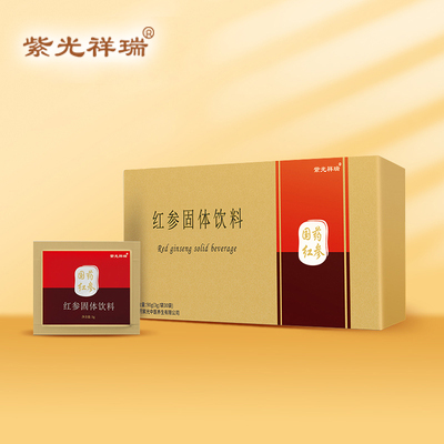 Red ginseng solid beverage